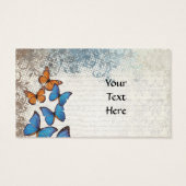Blue floral butterflies (Back)
