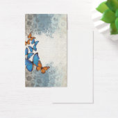 Blue floral butterflies (Desk)