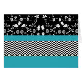 blue floral chevron (Front Horizontal)
