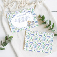 Blue Floral Coquette Tea Party Bridal Shower