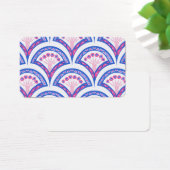 blue floral damask pattern (Desk)