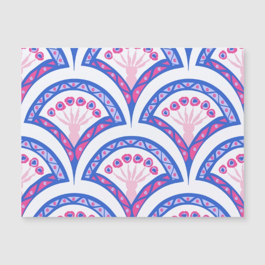 blue floral damask pattern (Front)