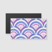 blue floral damask pattern  (Front/Back)