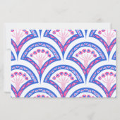 blue floral damask pattern (Back)