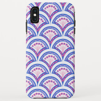 blue floral damask pattern iPhone XS max case