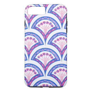 blue floral damask pattern  iPhone 8 plus/7 plus case