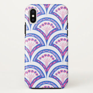 blue floral damask pattern  iPhone x case