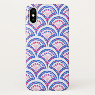 blue floral damask pattern iPhone x case