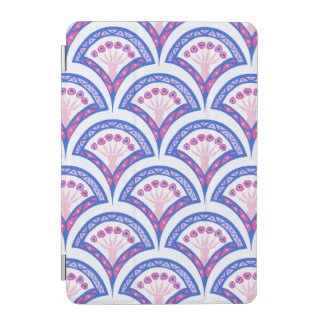 blue floral damask pattern iPad mini cover
