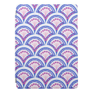 blue floral damask pattern iPad pro cover