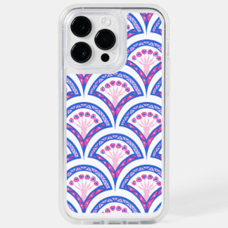 blue floral damask pattern OtterBox iPhone 14 pro max case