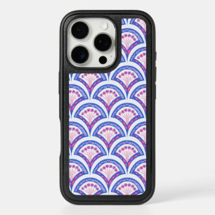 blue floral damask pattern  iPhone 16 pro case