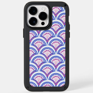blue floral damask pattern  speck iPhone 14 pro max case