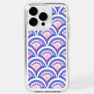 blue floral damask pattern speck iPhone 14 pro max case