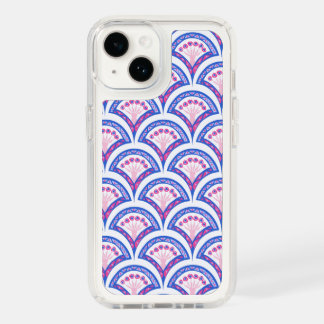 blue floral damask pattern speck iPhone 14 case