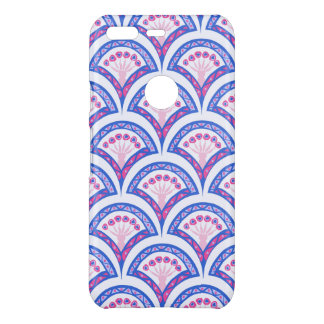 blue floral damask pattern  uncommon google pixel case