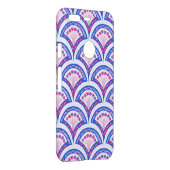 blue floral damask pattern  uncommon google pixel case (Back/Right)