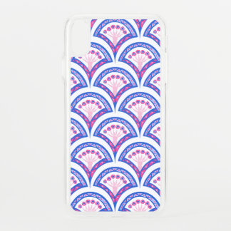 blue floral damask pattern iPhone XS max case