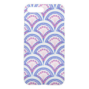 blue floral damask pattern  iPhone 8 plus/7 plus case