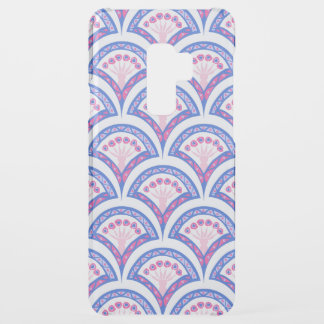 blue floral damask pattern uncommon samsung galaxy s9 plus case