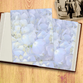 Blue Floral Double-sided Blank Printable Paper