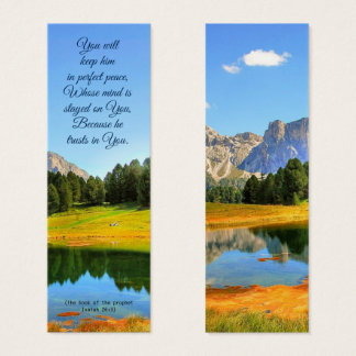 Blue Floral Elegant Spiritual Bible Verse
