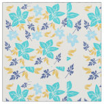 Blue Floral Fabric