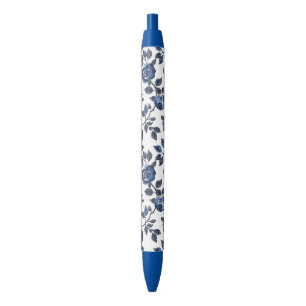 Blue Floral Gardens Pen