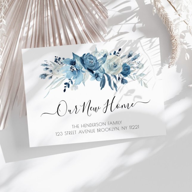 blue floral moving announcement (Creator Uploaded)