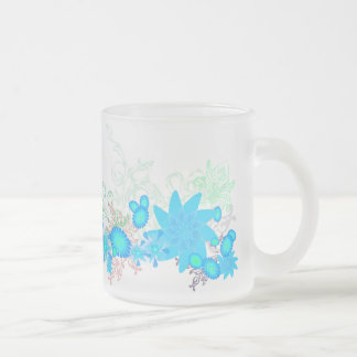 Blue Floral Mug