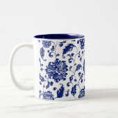 Blue Floral Mug (Left)