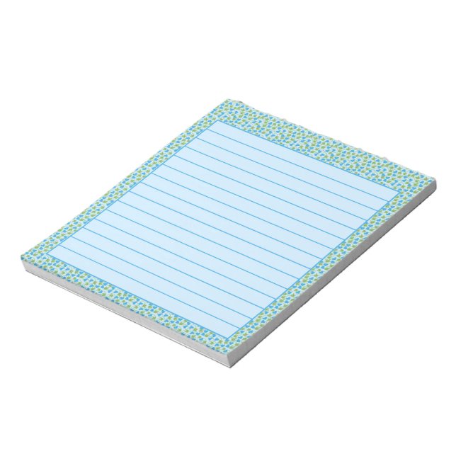 Blue floral notepad (Rotated)