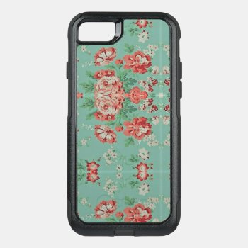 Blue Floral Otter Box Case by merydesigns at Zazzle