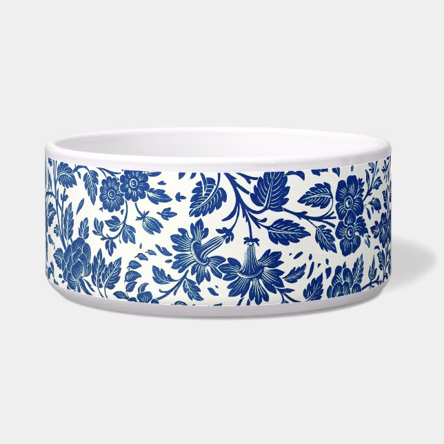 Blue Floral Pattern Bowl (Right)