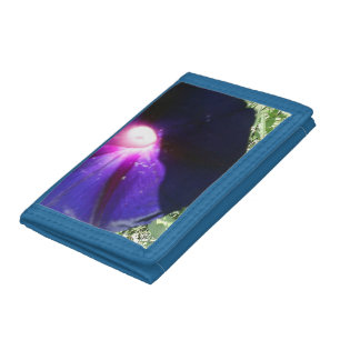 Blue Floral Photo Wallet