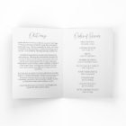 Blue Floral Photos Celebration of Life Funeral