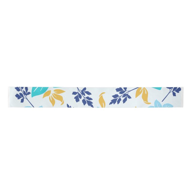 Blue Floral Ribbon (Front)