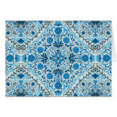 Blue floral tiles (Front Horizontal)