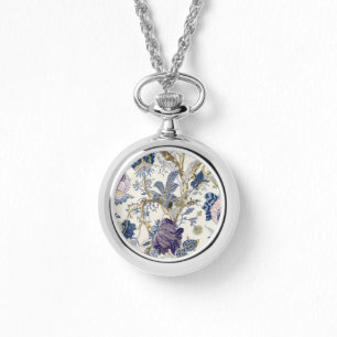 Blue Floral W.Morris Pattern Watch