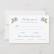 Blue Floral Wedding