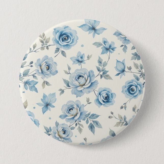Blue flower button (Front)