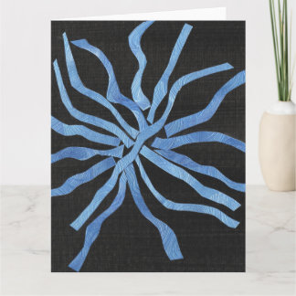 Blue Flower Card