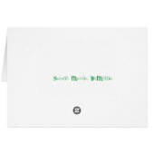 Blue flower-Card (Back Horizontal)