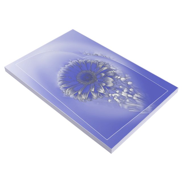 Blue flower gallery wrap (3/4)