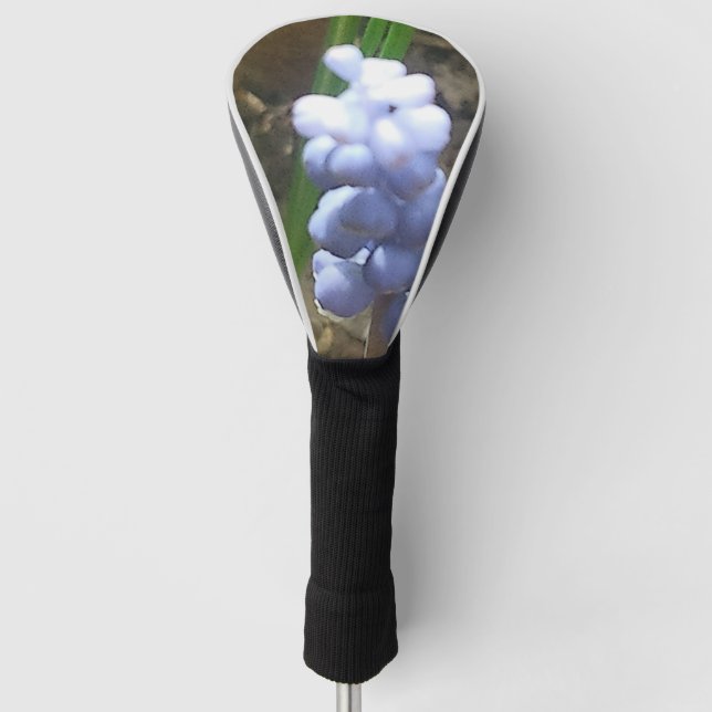 Blue flower golf head cover (Front)