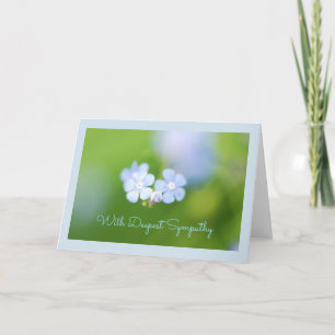Blue Flower Greeting Card