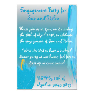 Lesbian Engagement Party Invitations 5