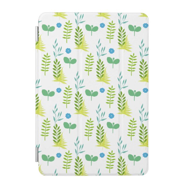 Blue Flower  iPad Mini Cover (Front)