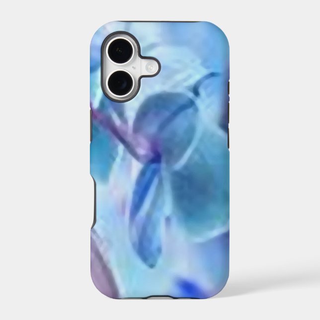 blue flower_ iphone case (Back)
