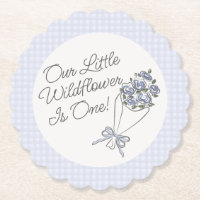 Blue Flower Market Fresh Floral Birthday Party